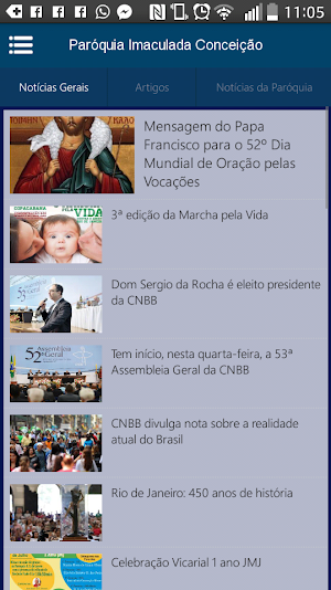 Paróquia Imaculada Conceição Screenshot 1