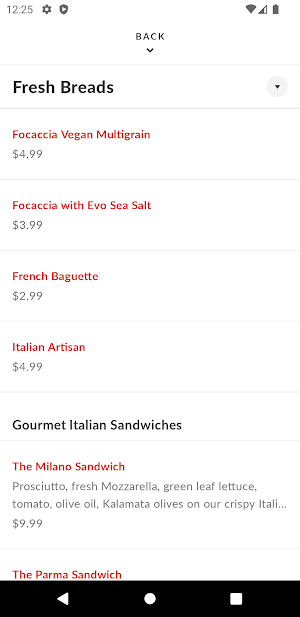 Eataliano Market & Deli Screenshot 2