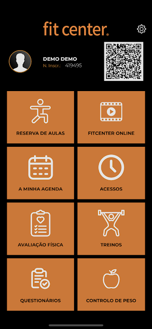 FitCenter App Screenshot 1