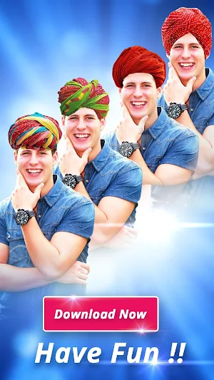 Rajasthani Turban Photo Editor Screenshot 0