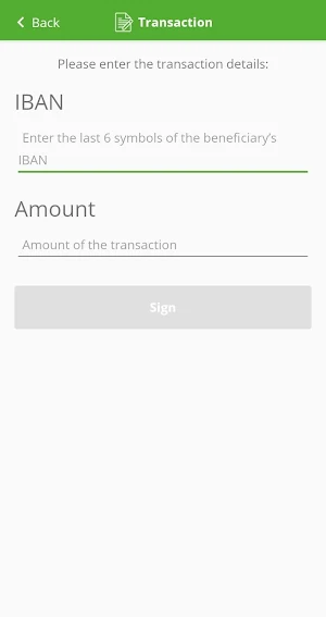 DSK mToken Screenshot 2
