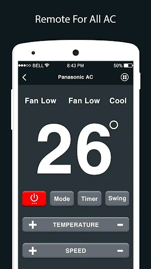 AC Remote Control - Universal Remote Control Screenshot 2