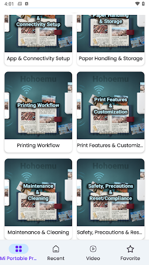 Mi Portable Printer App Hint Screenshot 3