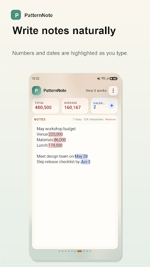 PatternNote Screenshot 0