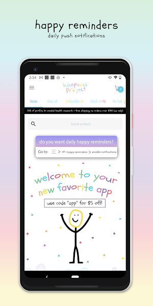 happiness project Screenshot 3