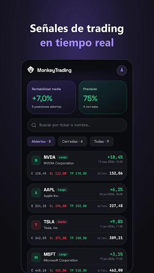 MonkeyTrading: Señales Bolsa Screenshot 0
