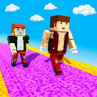 Block Craft Run Guys: Knockout