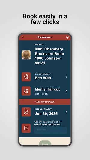 Ben Watt Barber Screenshot 2