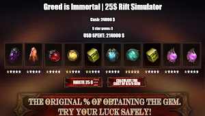 Greed Immortal Rift Simulator Screenshot 3