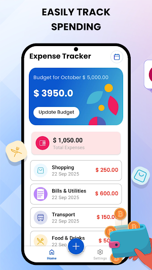 Budget app: Money tracker Screenshot 0