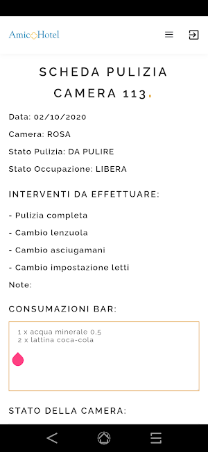 AmicHotel housekeeping Screenshot 2