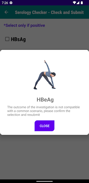 Hepatitis B Test Interpreter Screenshot 1