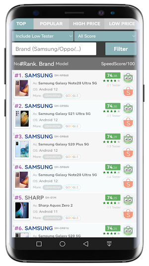 SpeedLoad SmartPhone Benchmark Screenshot 3