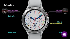 JW064 jwstudio watchface Screenshot 1