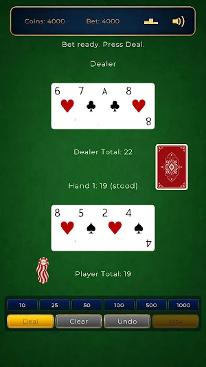 Casual Blackjack 21 Screenshot 1