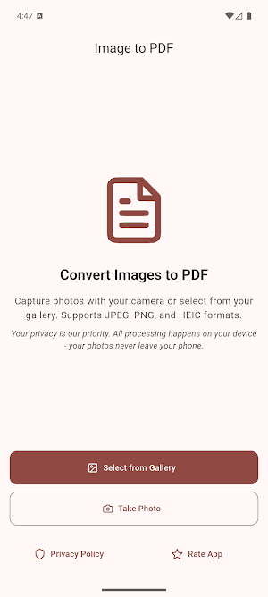Photos to PDF Maker & Convert Screenshot 0