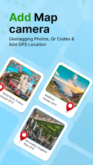 GPS Geotag Photos & Camera Map Screenshot 0