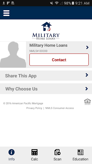 Military Home Loans Screenshot 0