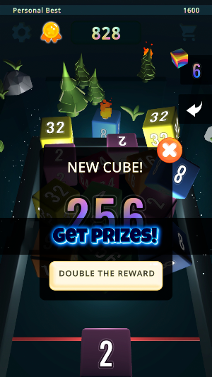 Cube Chain Infinity 2048 3D Screenshot 3
