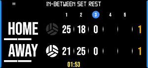 BT Volleyball Scoreboard Screenshot 1