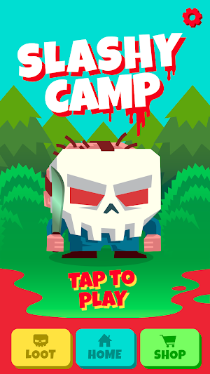 Slashy Camp - Endless Runner! Screenshot 0