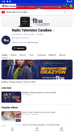Radio Television Caraibes FM Screenshot 2
