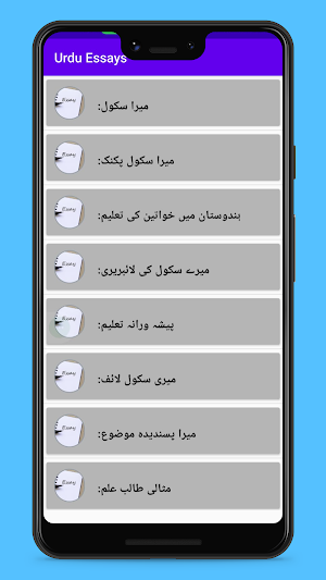 Urdu Essays Screenshot 1