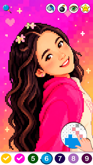 Lara Campos Juegos Colorear Screenshot 1