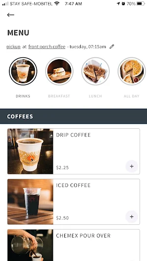 Front Porch Coffee Screenshot 2