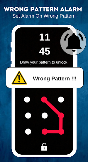 LockWatch: Wrong Pattern Alarm Screenshot 0