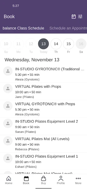 Balance Studio - Bethesda, MD Screenshot 1
