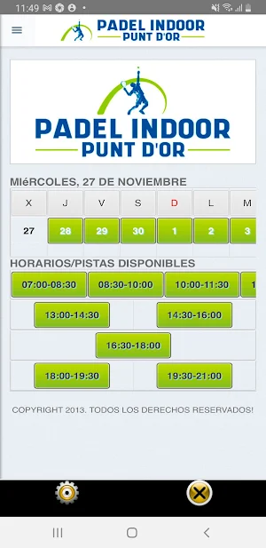 Pádel Indoor Punt d'Or Screenshot 0