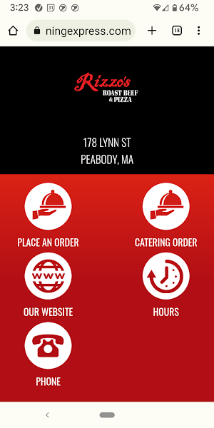 Rizzo's Pizza Peabody Screenshot 0