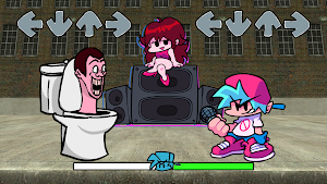 Skibidi Toilet Monster FNF Mod Screenshot 1