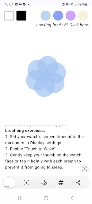 4-7-8 Breath Watch Face Screenshot 2