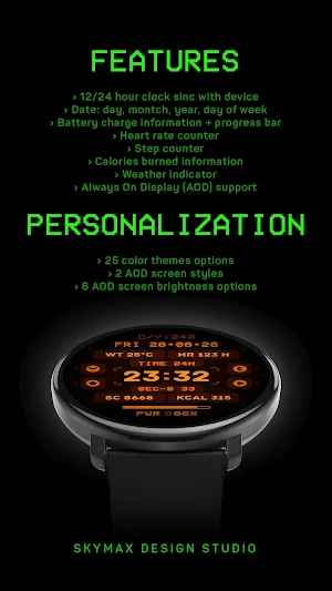 NukaBot 2000 Watch Face Screenshot 2