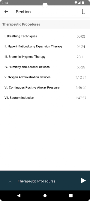 TMC Audio Lectures Screenshot 2