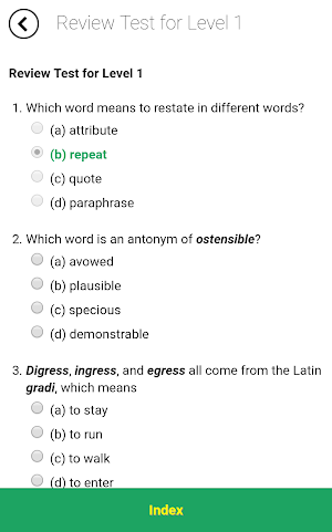 Verbal Advantage - Level 1 Screenshot 3