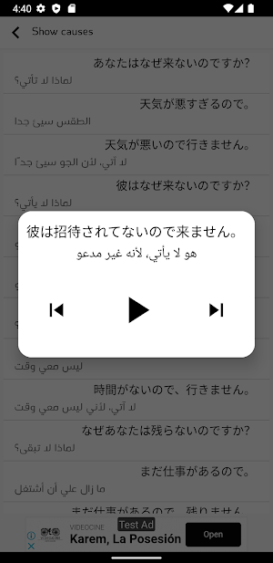 Learn Japanese no Internet Screenshot 2