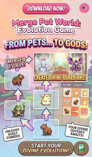 Merge Pet World: Evolution Screenshot 2