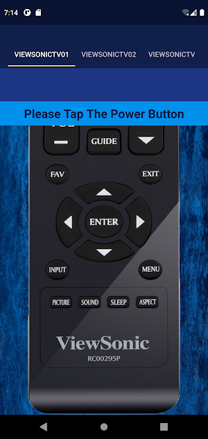 ViewSonic Remote Control Screenshot 2