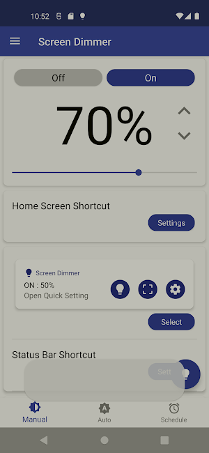 Auto Screen Dimmer Screenshot 1
