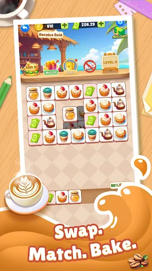 Sweet Matcher: Bakery Fortunes Screenshot 0