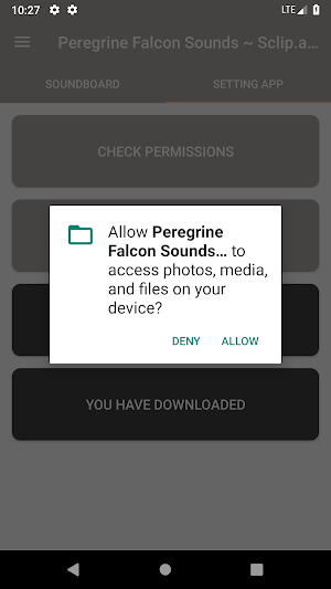 Peregrine Falcon Sound Collections ~ Sclip.app Screenshot 1