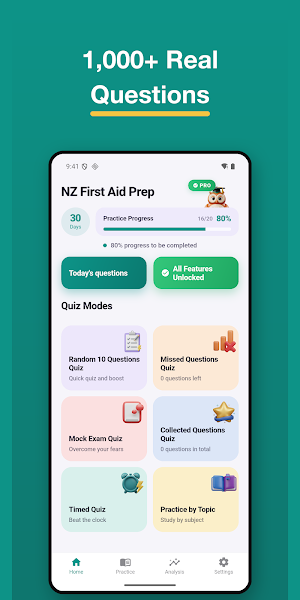 NZ First Aid & CPR Test Screenshot 0