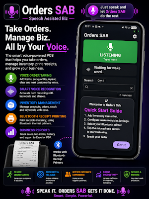 Orders SAB-Speech Assisted Biz Screenshot 1