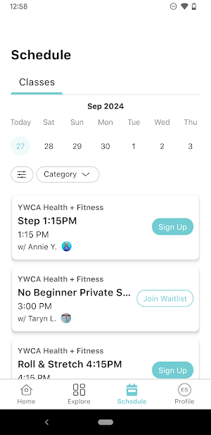 YWCA Health + Fitness Centre Screenshot 1