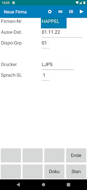 FOSS GUI Mobile Screenshot 1