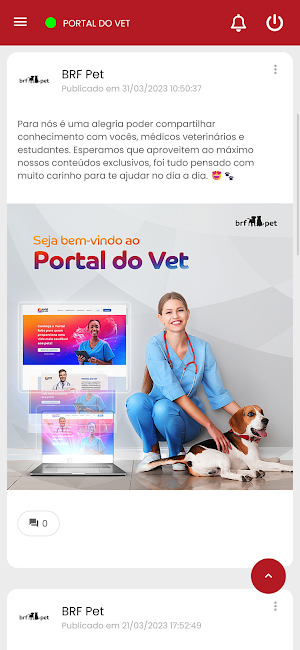 Portal do Vet - BRF Pet Screenshot 0