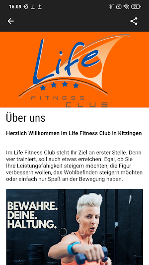 Life Fitness Club Screenshot 1